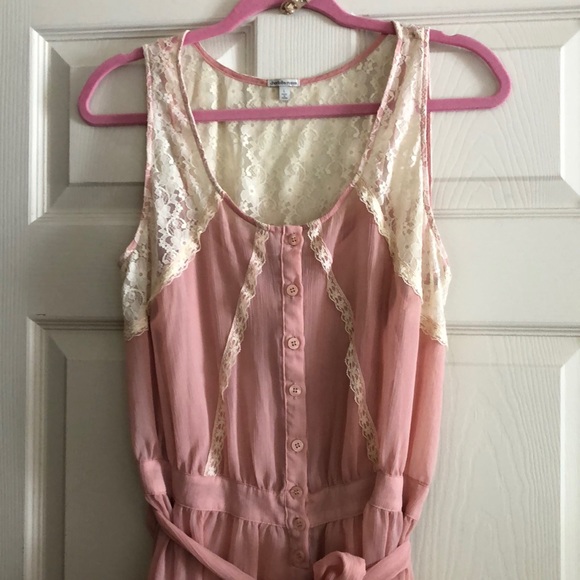 Charlotte Russe Pink Lace Dress - Picture 2 of 7